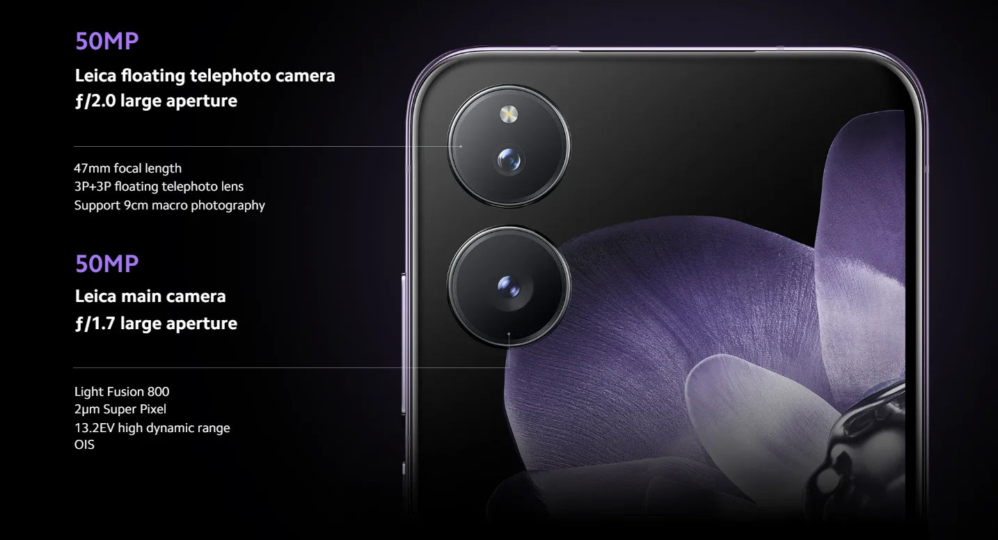 Global Version Xiaomi MIX Flip Snapdragon 8 Gen 3 Smartphone 4.01" All Around Liquid Outer Display 4780mAh Xiaomi Surge Battery SS69