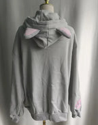 Thicked Women Jackets Cute Cat Ear Hooded Long Sleeve Punk Outerwear Fashion Casual Warm Coats 2025 Ropa Mujer Japanese Y2k Tops