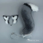 Handmade Faux Fur Fox Ears & Tail Cosplay Headband