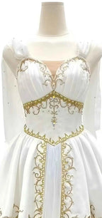 Romantic Ballet Long Tutu Custome Size Made Ballet Costumes Tutu the Awakening of Flora Tutu  Dawn Goddess Ballet Competition P