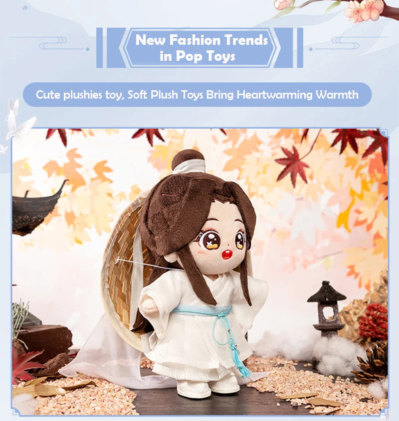 Anime Tian Guan Ci Fu Xie Lian Plush Doll TGCF Stuffed Toy Plushies Heaven Official’s Blessing Change Suit Dress Up Toy 20cm SS69