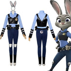 Zootopia Judy Hopps Police Uniform | Kids Adults Cute Cosplay Costume, Halloween Carnival Themed Party Outfit