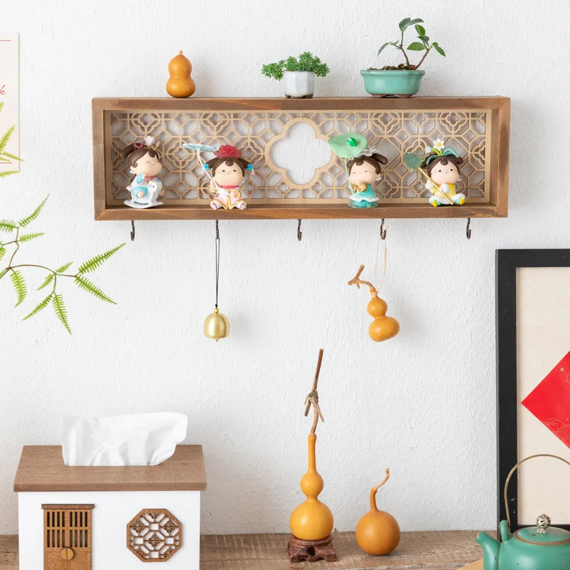 Fairytale Town Wooden Wall Hook Rack for Keys