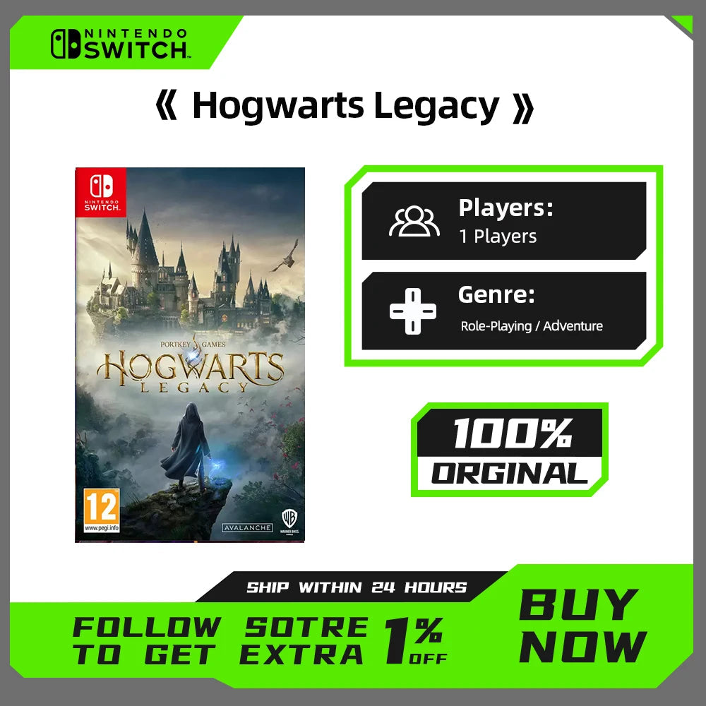 Hogwarts Legacy Nintendo Switch Game Deals 100% Official Original Physical Game Card RPG Genre for Nintendo Switch Game Console SS69