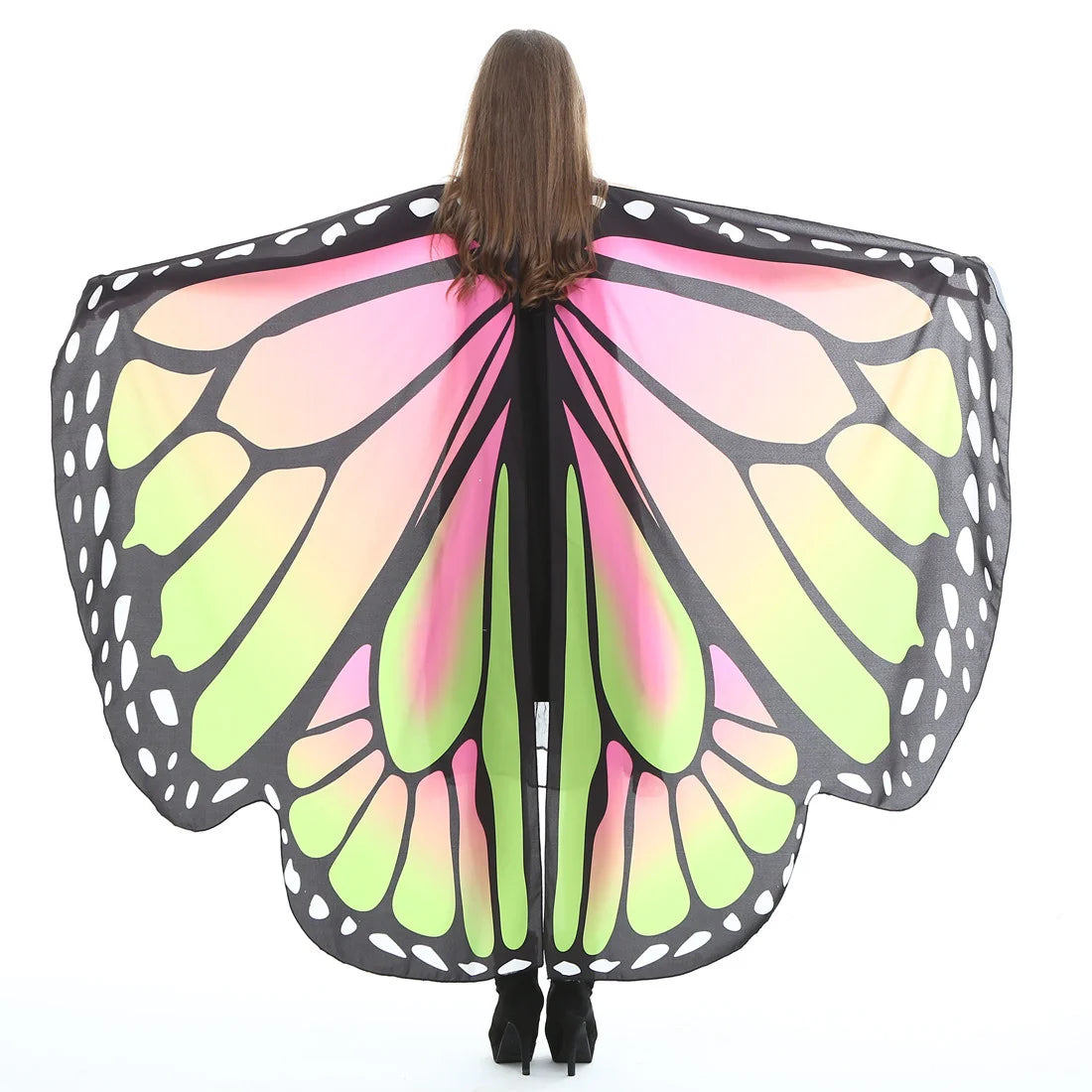 Adult Butterfly Wings Cape for Women Cosplay Costume