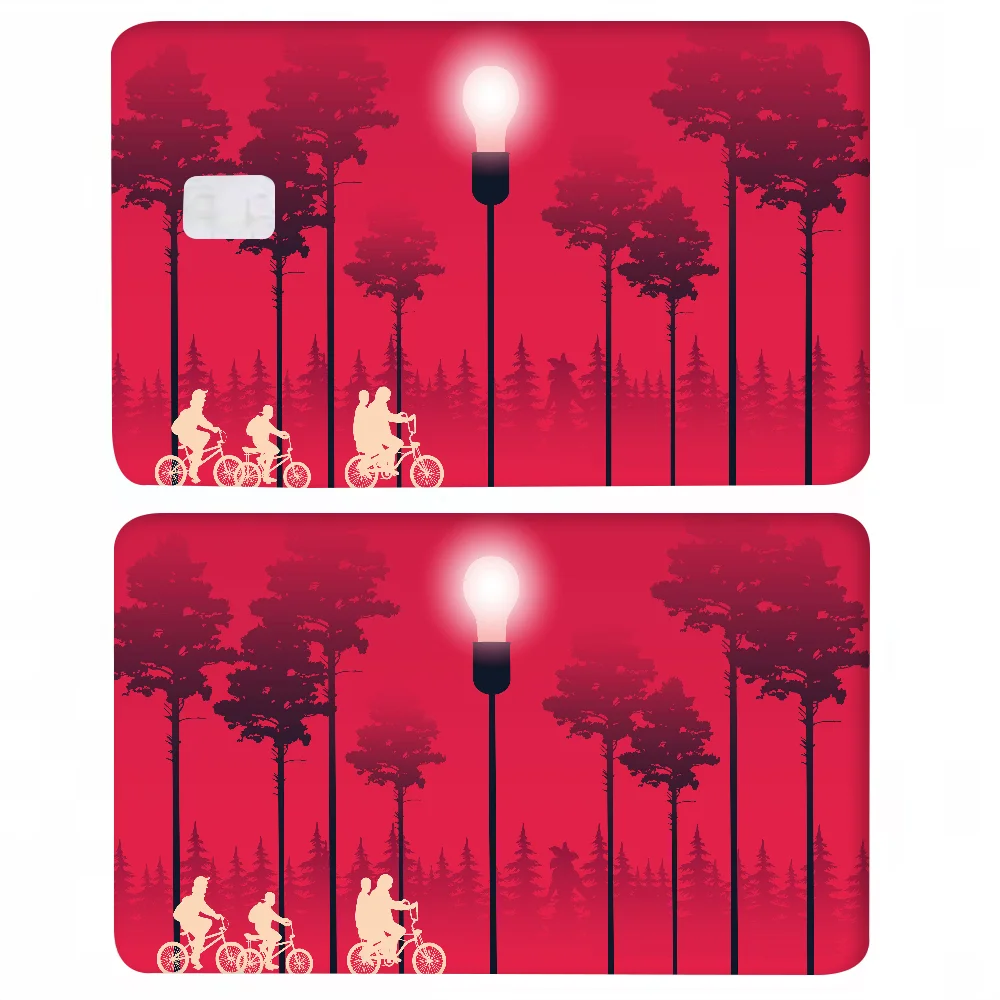 Stranger Things Credit Card Skin Stickers For VISA Bank Card Transportation Card Waterproof Sticker Anti-scratch Women Gift SS69 9.69 1 Set / z3