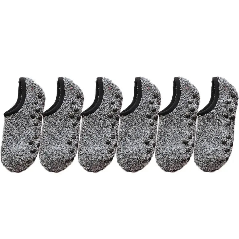 Women's Thick Plush Socks - Winter Warm Coral Fleece Sleep Slippers