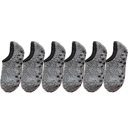 1/3Pairs Thickened Plush Socks Women Winter Warm Coral Fleece Sox Sleeping Slippers Silicone Non-slipInvisible Short Boat Socks