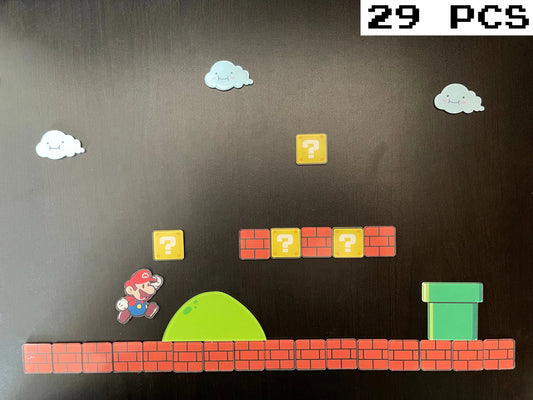 Cartoon Bros Fridge Magnet Home Kitchen Convenience Sticker Anime Photo Message Board Refrigerator Magnetic Stickers Home Dec