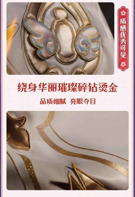 iCoser Honkai Star Rail Tribbie Cosplay Costume Wig Dress Uniform Headwear Wings Carnival Halloween Party for Women Girls Props