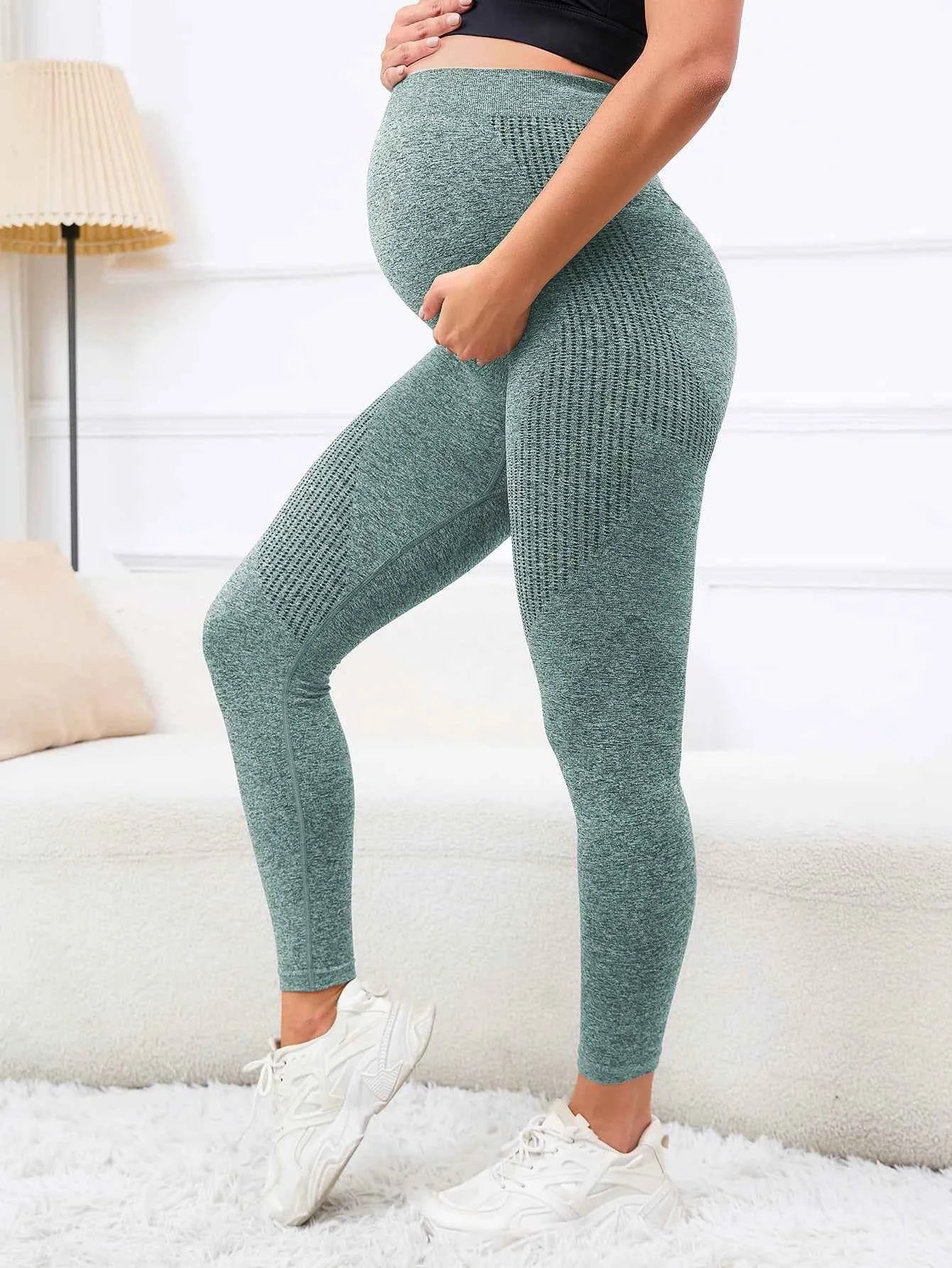 Pregnant Women's Thin Bottoming Pants Spring And Summer New Maternity High Elastic Belly Support Pants