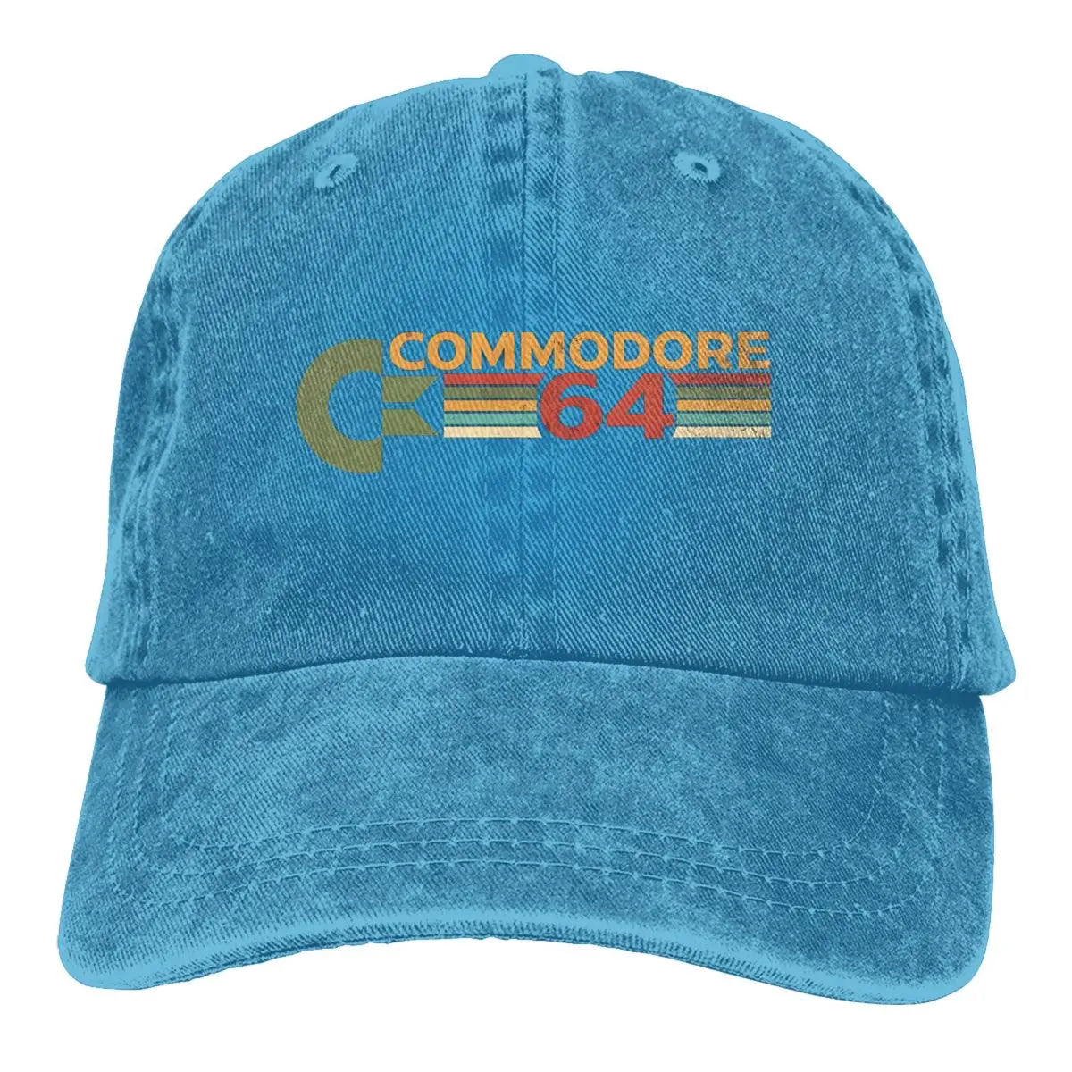 Commodore 64 Vintage Men and Woman's Baseball Caps Adjustable Casual Cotton Sun Hats Unisex Dad Hats SS69 18.69 Blue / One Size