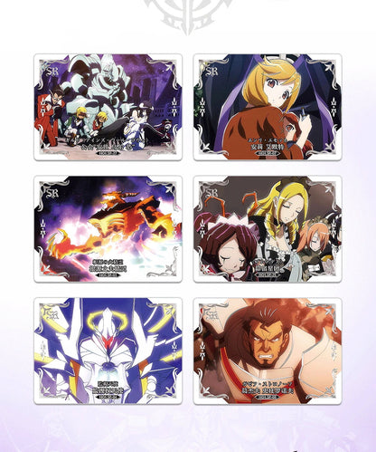 New Japanese OVERLORD Bleach Collection Card Tcg Card Anime Characters Game Card Cosplay Board Game Collection Cards Toys Gift SS69