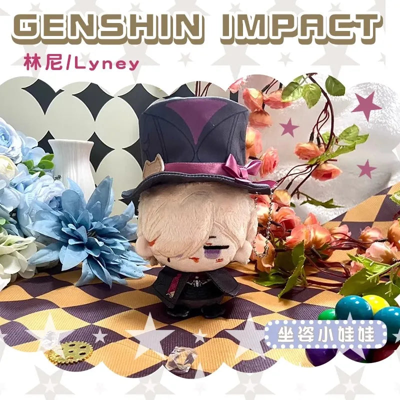 Alice Genshin Impact Plush Doll Sandrone Columbina Yae Miko Arlecchino Nicole Lohen Linnea Game Cosplay Stuffed Toy Illuga Gift
