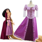 Rapunzel Cosplay Costume Adult Carnival Uniform Anime Halloween Costumes Women