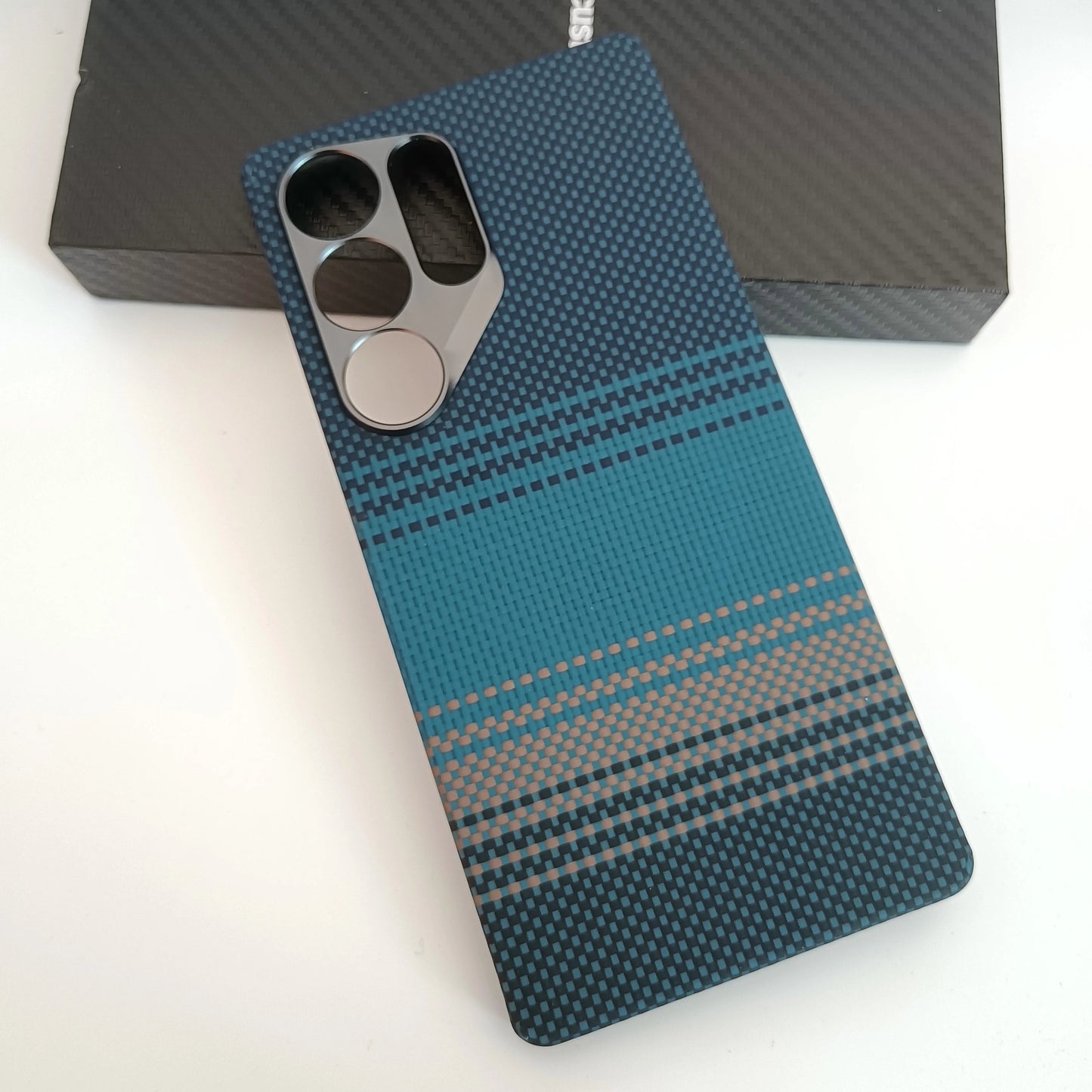 Genuine Aramid Carbon Fiber Magsafe Case For Samsung Galaxy S25 Ultra Matte Sunset Moonrise Bulletproof Magnetic Hard Thin Cover SS69