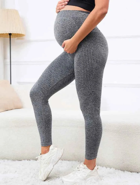 Pregnant Women's Thin Bottoming Pants Spring And Summer New Maternity High Elastic Belly Support Pants