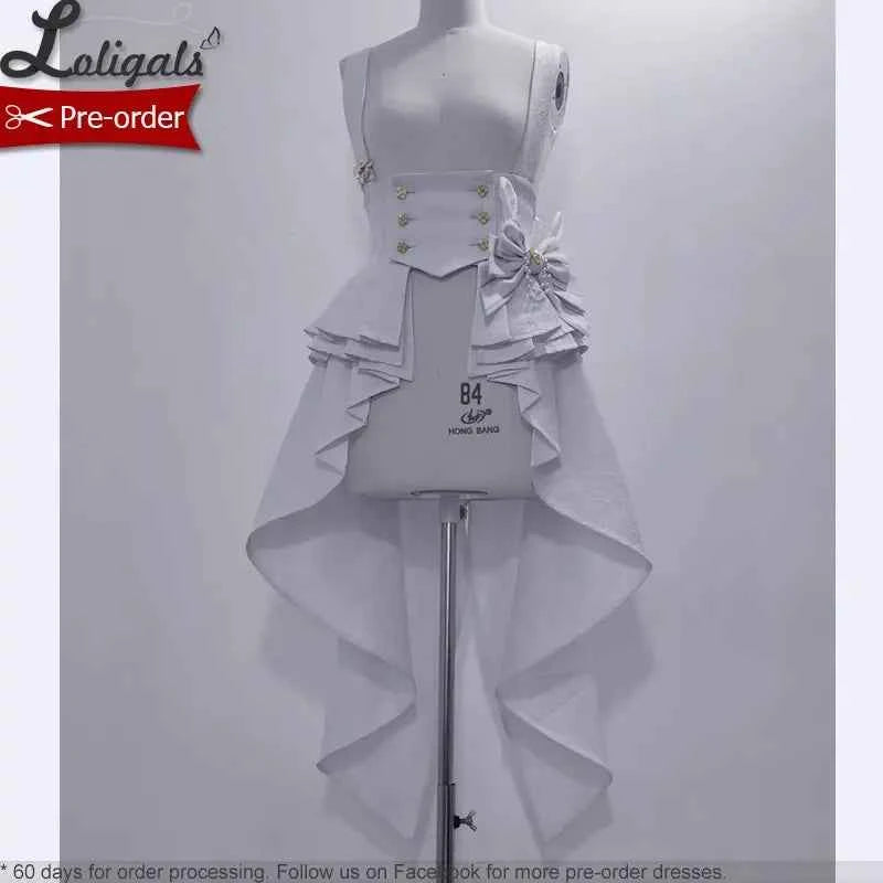 Princess Chronicles Rabbit Theater Ouji Lolita Corset and High-Low Skirt Set