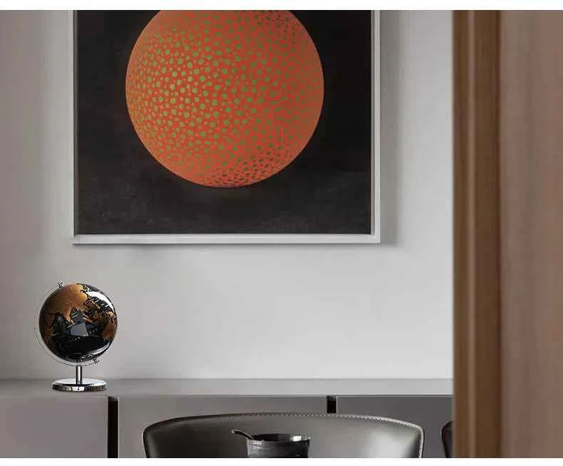 Home Decor Accessories Retro World Globe Modern Learning World Map Globe Kids Study Desk Decor Globe Geography Kids Education