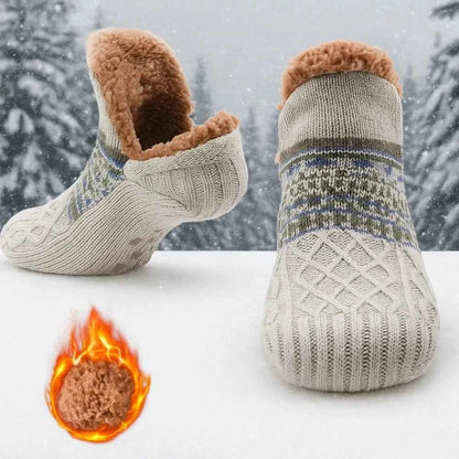 Super Warm Winter Non-slip Floor Socks Women Men Snow Socks Sleep Carpet Slippers Socks Women Velvet Boot Unsiex Home Wear