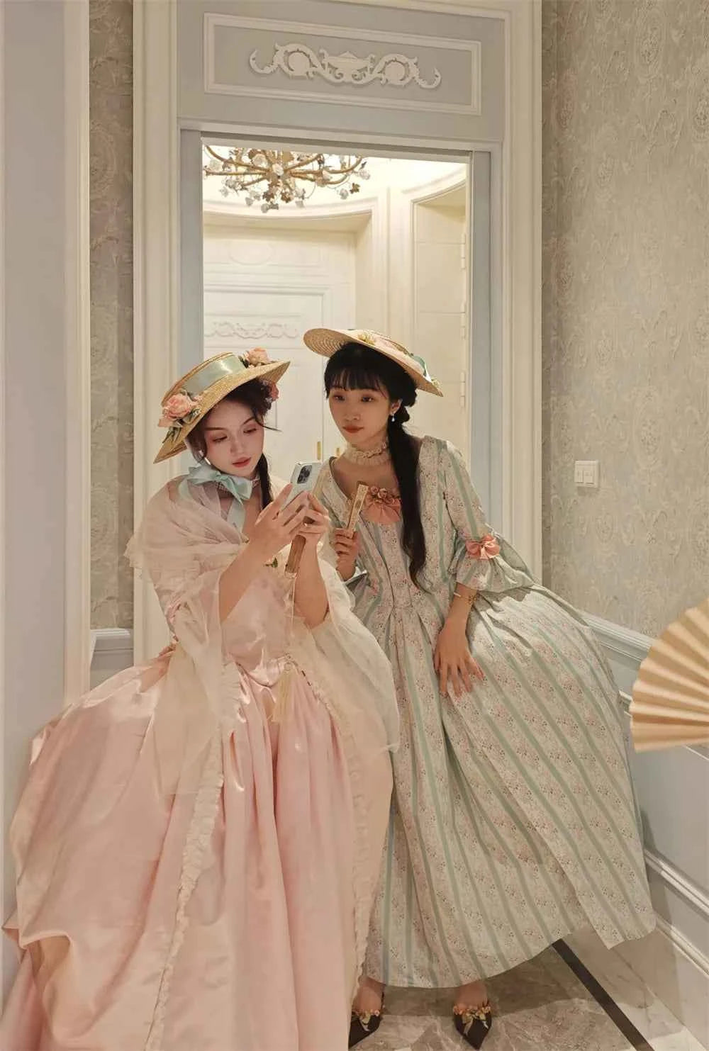 SS69 18th Century Rococo Ball Gown Marie Antoinette Victorian Costume