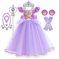 Rapunzel Princess Dress for Girls - Purple Ball Gown Costume