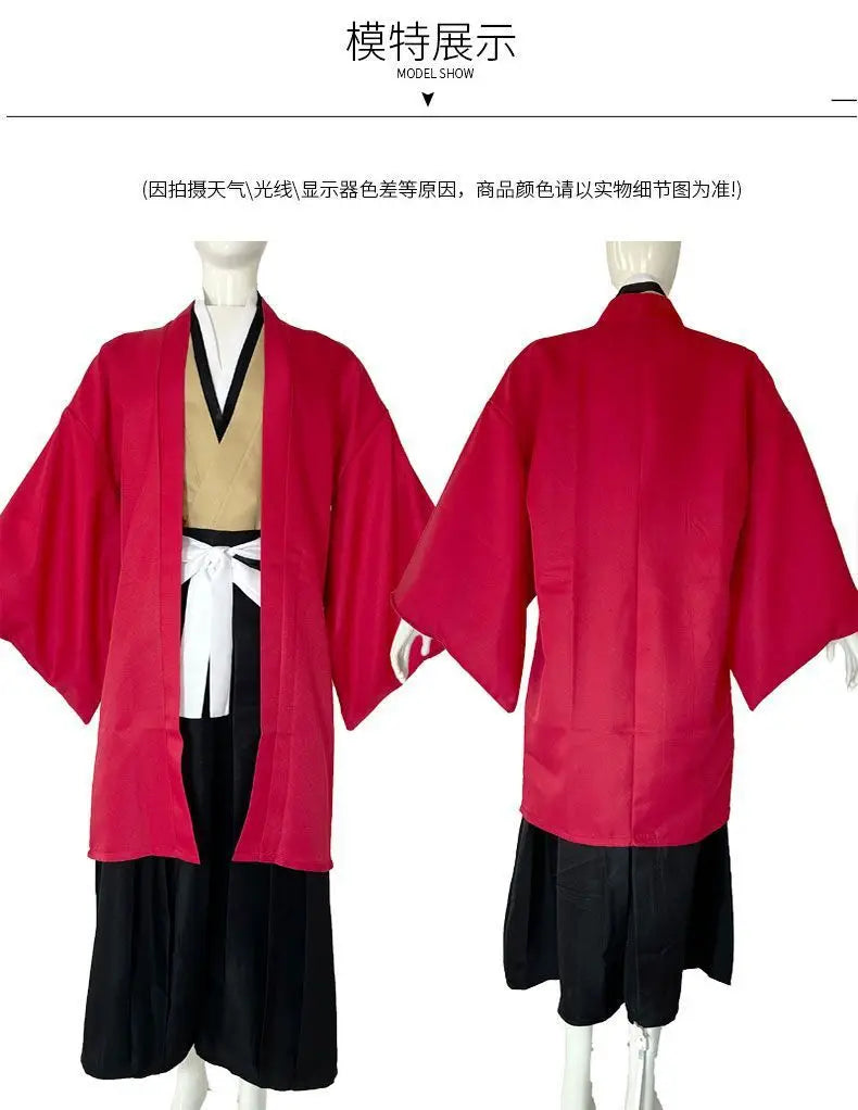 Anime Tsugikuni Yoriichi Cosplay Costume Wig Halloween Party Kimono