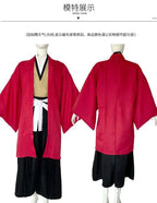 Anime Tsugikuni Yoriichi Cosplay Costume Wig Halloween Party Kimono