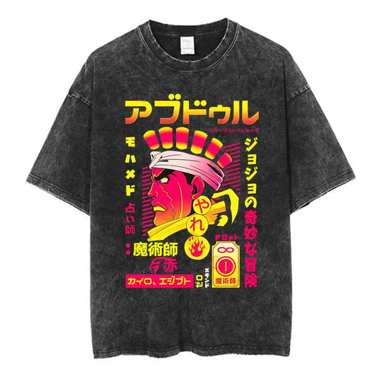SS69 Men's Jojo Bizarre Adventure Killer Queen Graphic T-Shirt Cotton Tee