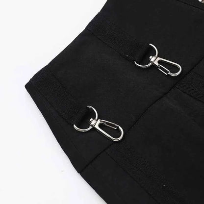 Wholesale New American Retro Irregular Skirt Hot Girl Sexy Punk Black Clothing Dark Style Women Summer Autumn Fashion Streetwear