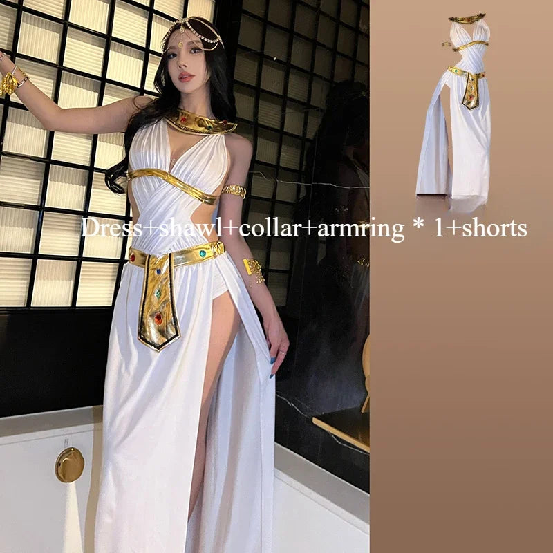 Belly Dance Costume Women's Sexy Arabian Princess Costume Fancy Indian Dance Embroider Bollywoods Jasmine Dress Egyptian Queen