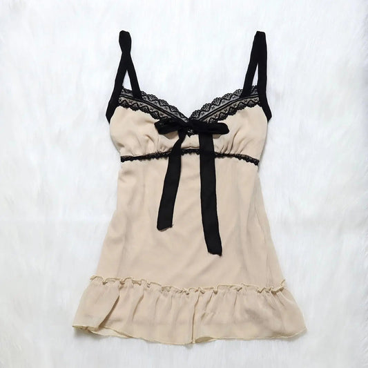 Flower leopard pattern suspenders emo girl casual fashion Y2K crop top chic Harajuku aesthetic sweet urban sexy punk women's top SS69 16.69 Khaki / L