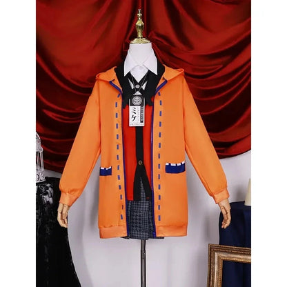 Anime Kakegurui Yomotsuki Runa Cosplay Costume JK School Girl Yumeko kishima Jacket Hoodie Coat Halloween Carnival Outfit SS69