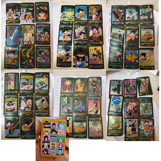 Dragon Ball Super Son Goku Frieza Bejita Yonsei Piccolo DIY Homemade Bronzing Game Toys Collection Card Christmas Birthday Gift SS69 34.69 A-Grid flash-54pcs