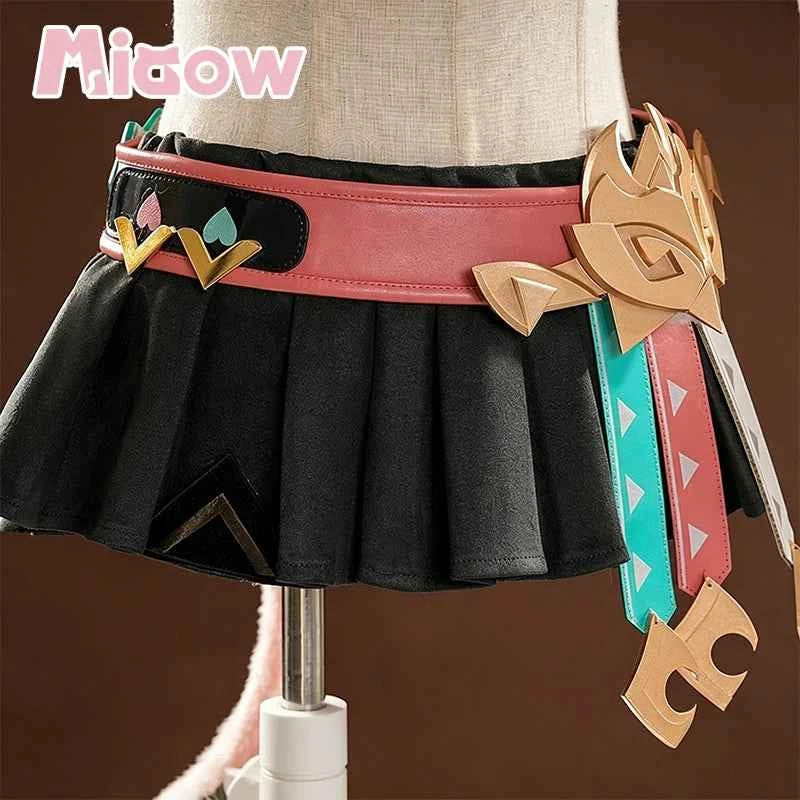 Game Genshin Varesa Cosplay Costume  Impact【XS-3XL】Miaow Costume High Quality Anime Cosplay Costume