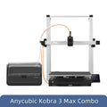 ANYCUBIC Kobra 3 Max Multi Color 3D Printer with Up to 600mm/s Print Speed Dual Gear Direct Extruder Build Volume 500*420*420mm