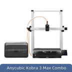 ANYCUBIC Kobra 3 Max Multi Color 3D Printer with Up to 600mm/s Print Speed Dual Gear Direct Extruder Build Volume 500*420*420mm