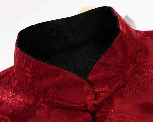 Chinese Styple New Dragon Year Shirt Kung Fu Coats Tang Suit Jacket Traditional Chinese Clothing Jackets Hanfu Men Clothing