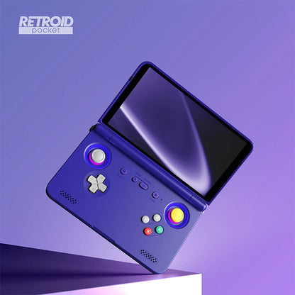 2025 Retroid Pocket Flip2 Retro Handheld Game Console Android13 5.5 Inch AMOLED Touch Screen Video Player Wifi Bluetooth PSP PS2