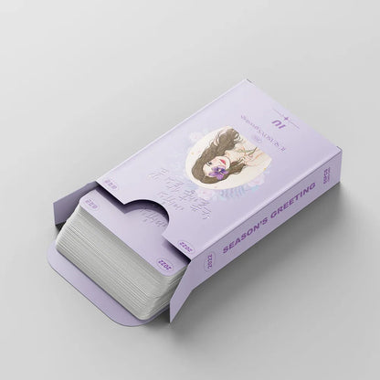 55pcs/set Kpop IU The Golden Hour Lomo Cards High quality HD Photocard for fans collection Fashion Cute Fans Gift SS69