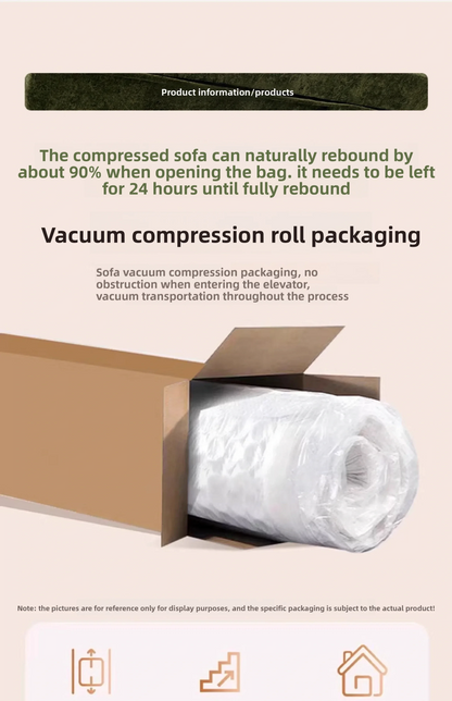 Living Room Sofas Vacuum Compression Sofa Pure Sponge Single Multifunctional Foldable Special Shaped Sofa Bed Furniture