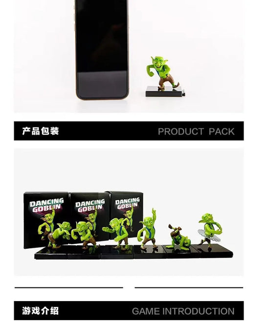 【In Stock】100% Original Supercell Coc Dancing Goblins Collector's Edition Models Anime Figurine Original Box Action Figure Toys SS69