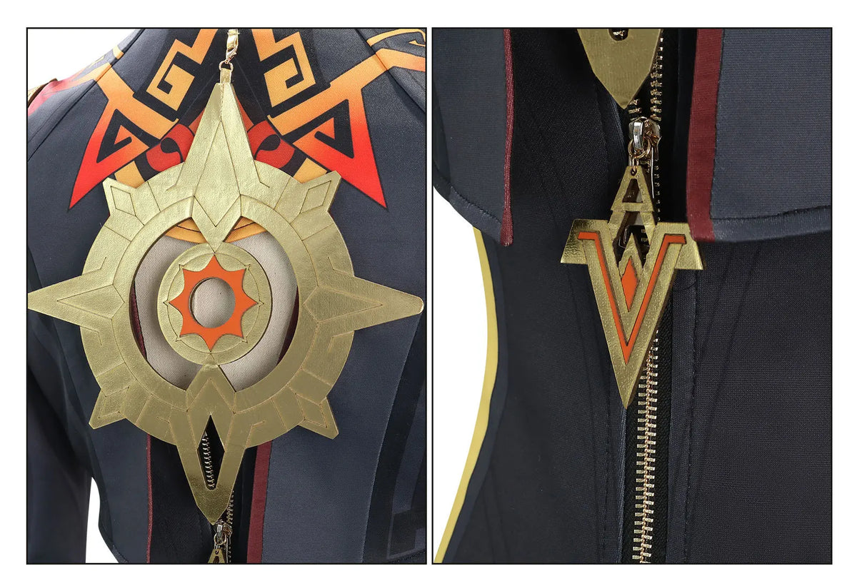 Mavuika Cosplay Costume Game Genshin Impact Uniform Earrings Sunglasses Pyro Archon Natlan God of War Halloween Party Women