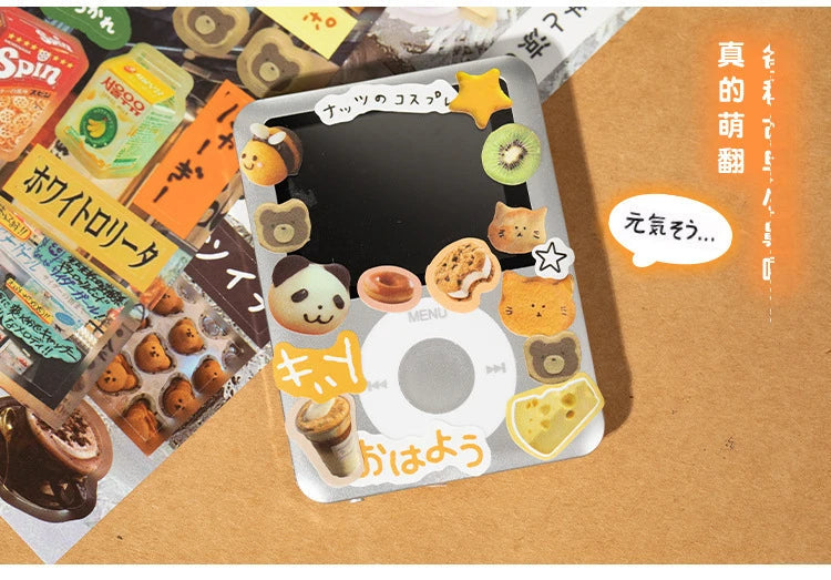 45pcs Japanese Retro Early Style Manga Cut Film Sticker Book Kawaii Girl Scrapbook Journal DIY Deco Cute Showa Phone Case Decals SS69