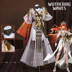 Wuthering Waves Augusta Cosplay Costume Set with Wig