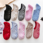 Women's Thick Plush Socks - Winter Warm Coral Fleece Sleep Slippers