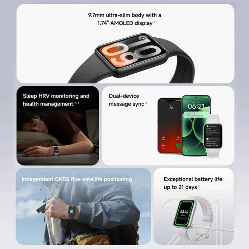 Original Global Version Xiaomi Smart Band 10 Pro Smartband 1.74" Display GPS Blood Oxygen Sport Smart Watch Bracelets Mi Band