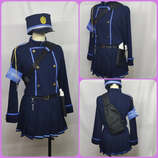 Game Blue Archive Tachibana Nozomi Cosplay Costume Wig Shoes Hikari Cosplay Highlander Railroad Academy Role Play Uniform Prop SS69