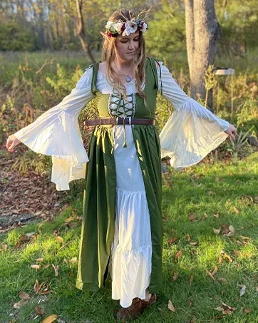 Cosplay Womens'S Medieval Renaissance Costume Cosplay Over Suit Dress Vest Victoria Princess Steam Punk Strap Plus Size SS69