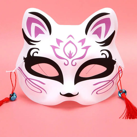 Exaggerated Rabbit Ear Mask, Black and White PVC Bunny Costume Accessory